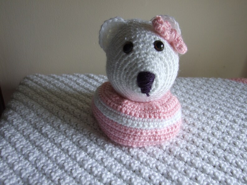 Betsy the Bear Lovey Blanket