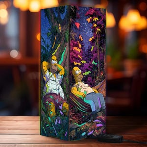 The Simpsons Lamp - Etsy