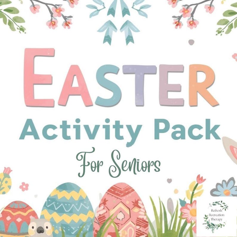 Easter Activity Bundle for Seniors | Dementia Activities, Reminiscing