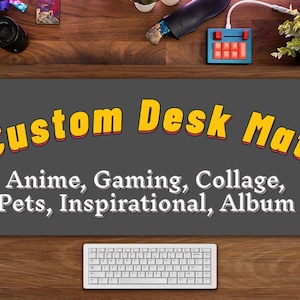 Custom Gaming Mouse Pad, Anime Desk Mat, Custom Gift, Personalized Gift, Custom MTG TCG Playmat, Gift For Him, Christmas gift, keyboard mat