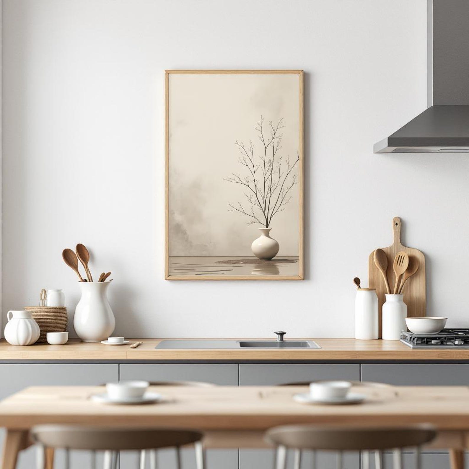 Wabi Sabi Wall Art | Japandi Wall Art | | Abstract Art | Minimalist ...