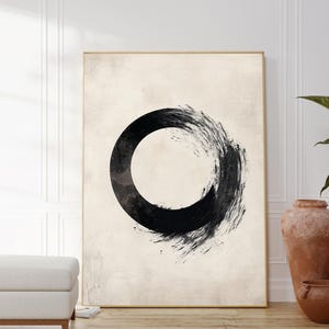 Wabi Sabi Wall Art | Japandi Wall Art  | Minimalist Wall Art  | Japanese Zen Aesthetic | Negative Space Design | Home Decor | Art Print