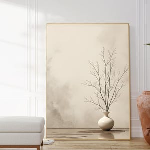 Wabi Sabi Wall Art | Japandi Wall Art  |  | Abstract Art | Minimalist Wall Art  | Japanese Zen Aesthetic | Home Decor | Art Print