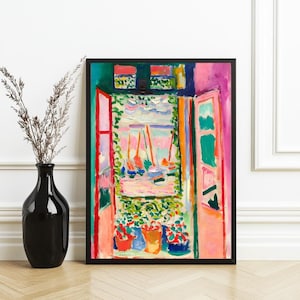 Matisse print, Henri Matisse print, Matisse poster, Matisse wall art, Henri Matisse, Art Poster, Printable wall art, Matisse Open Window