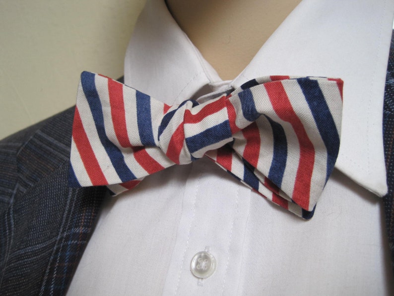Mr Skinny Barber Shop Pole Bow Tie