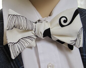 Moustache Bow Tie