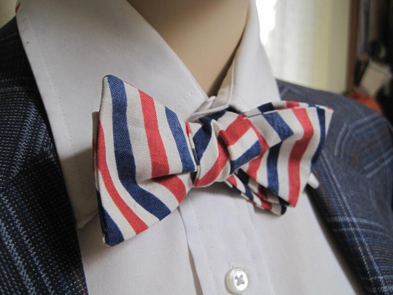 Mr Skinny Barber Shop Pole Bow Tie