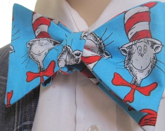 Kids Dr Seuss Cat in the Hat Bow Tie - Etsy