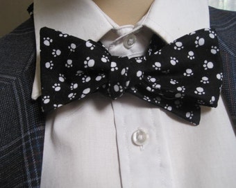 Puppy Paws Skinny Bow Tie