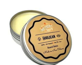 Balsam do brody Hooligan: Cytrusy, róża, jaśmin, piżmo – ręcznie robiony w Nowym Orleanie