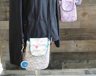 Cell Phone Crossbody/Hip bag- READY TO SHIP!