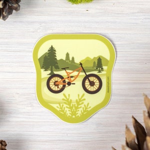 Mountain Bike Sticker, MTB Vinyl Sticker, Outdoor Adventure, Waterproof Helmet Sticker, Trail Riding, Cycling Sticker [MBB1]