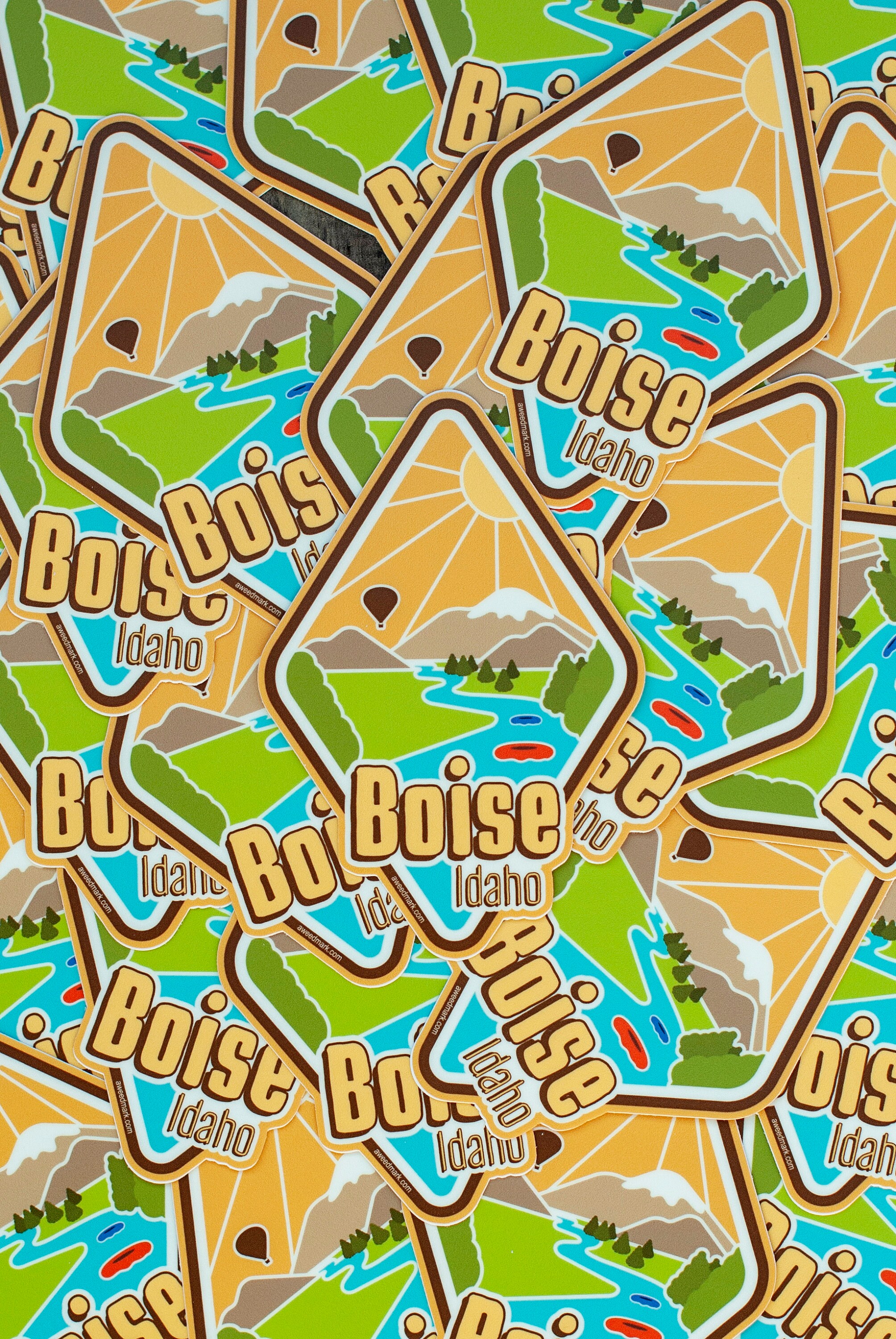 Boise Idaho Vinyl Sticker Travel Lover Souvenir Sticker Etsy