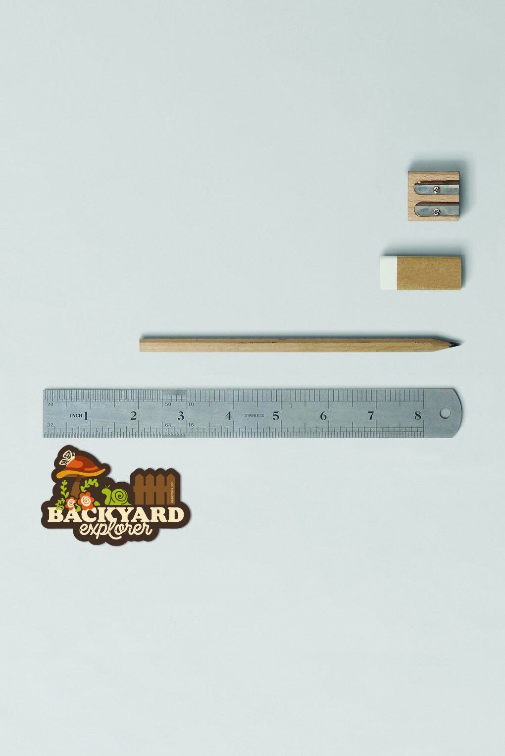Backyardbuilt Sticker Ideas Backyard Explorer Sticker, Nature Garden Vinyl Sticker, Adventure Water ...