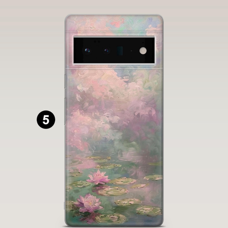Claude Monet Handyhülle Vintage Artwork Gemälde Cover für Google Pixel 10, 10Pro, 9, 9Pro, 8A, 7A, Samsung S25, S24, S23, A16, iPhone 17,16 Bild 6
