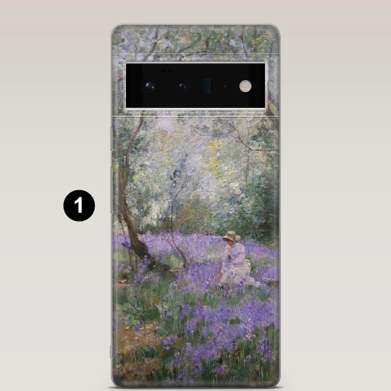 Claude Monet Handyhülle Vintage Artwork Gemälde Cover für Google Pixel 10, 10Pro, 9, 9Pro, 8A, 7A, Samsung S25, S24, S23, A16, iPhone 17,16 Bild 2