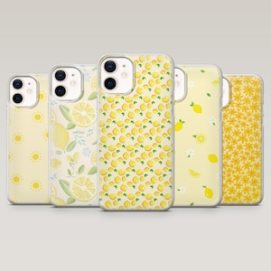 Étui de téléphone jaune tendance pour iPhone 16 Pro, 15, 14, 13, 12, Samsung S25, S24, S23, S22, A16, A55, A25, Pixel 9Pro, 8A