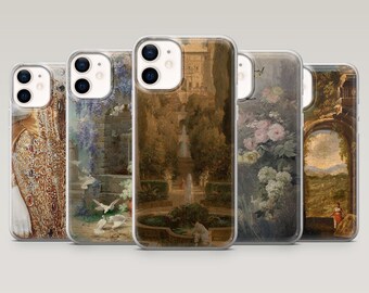 Renaissance Phone Case Classy Fine Art Cover for iPhone 16 Pro, 15, 14, 13, 12, Samsung S25, S24, S23Fe, S22, A16, A55, A25, Pixel 9Pro, 8A