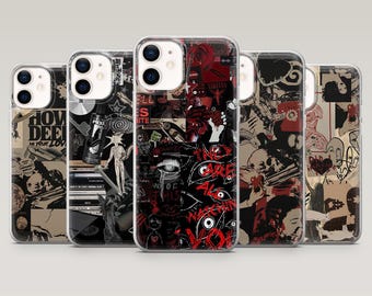 Funda Grunge para iPhone 17 Pro, 16, 15, 14, 13, 12, Samsung S25, S24, S23, S22, A16, A26, A56, Pixel 10, 9
