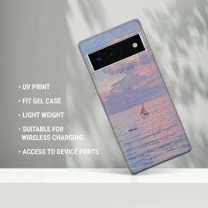Claude Monet Handyhülle Vintage Artwork Gemälde Cover für Google Pixel 10, 10Pro, 9, 9Pro, 8A, 7A, Samsung S25, S24, S23, A16, iPhone 17,16 Bild 8