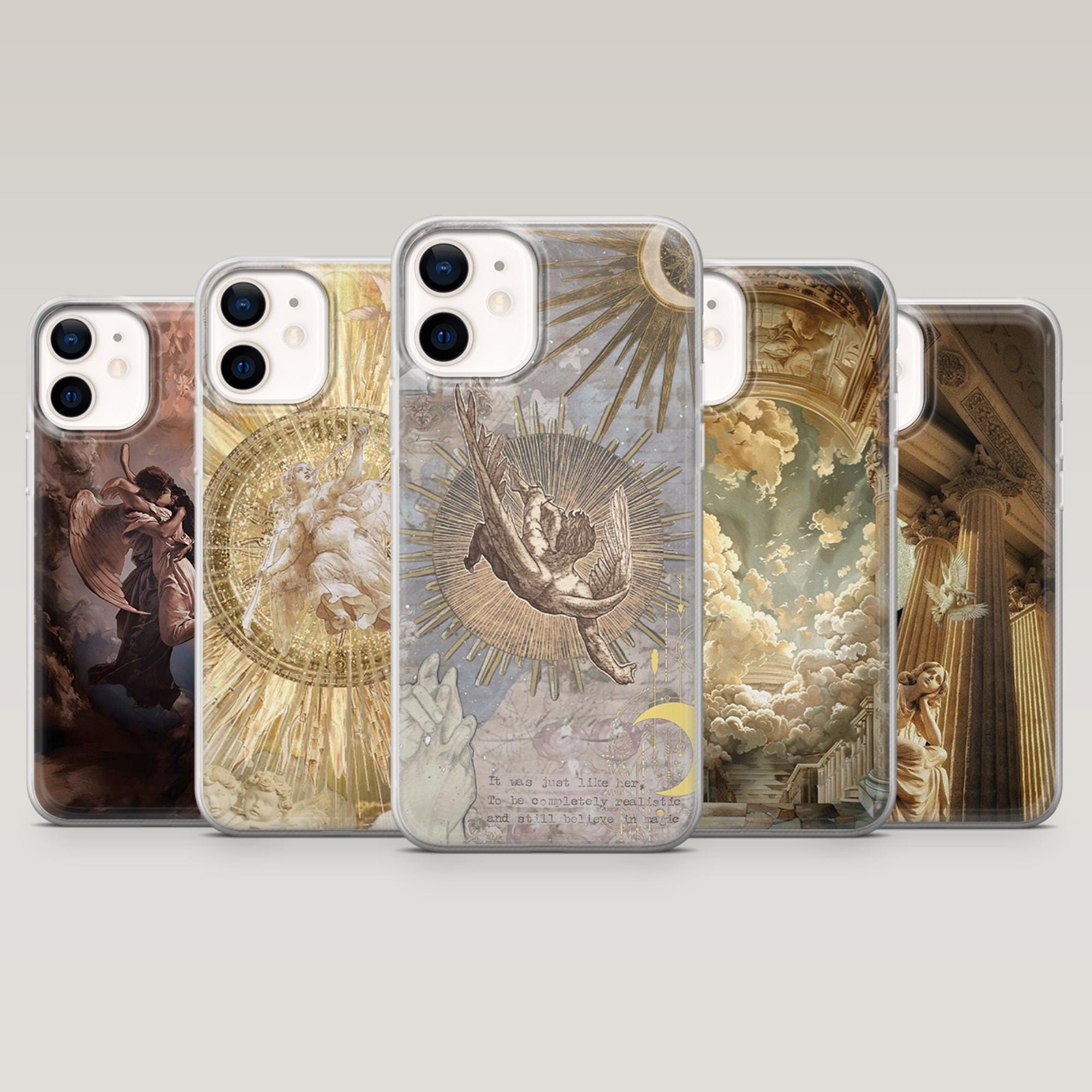 Greek Mythology Phone Case Greek Art Athena Cover for iPhone 16 Pro, 15, 14, 13, 12, Samsung S25Ultra, S24, S23, S22, A16, A55,Pixel 9Pro,8A