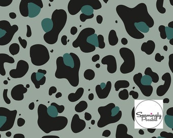 Spring Summer All season Leopard Print Seamless Pattern, Repeating File for Fabric Printing, Personal and  Commercial Use