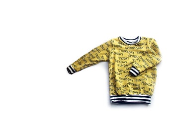 Weekdays Sweatshirt, baby jumper, baby clothes
