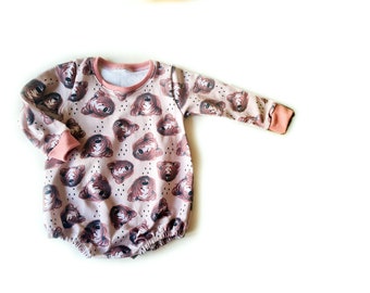 Bear Bubble romper, short or long sleeves, teddy bear clothes, baby clothes