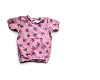 Ladybird baby t-shirt, kids t-shirt, baby tee, baby clothes