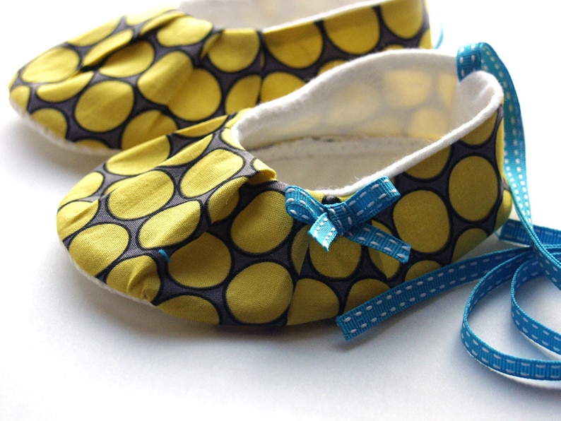 Soft Sole Baby/toddler Shoes Size 1824 Months in Citron Etsy