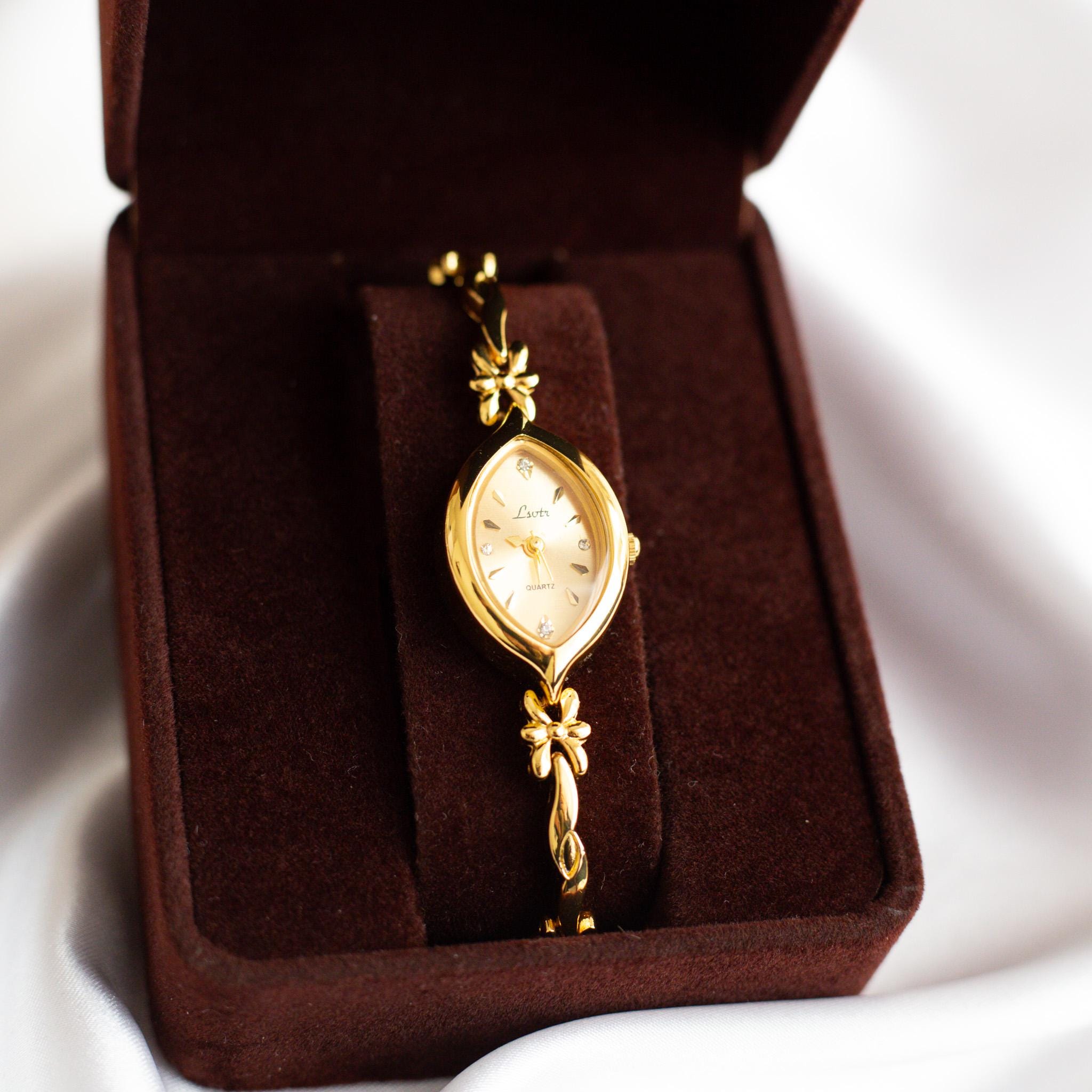 Vintage-inspired Gold Bracelet Watch|old Money Style 