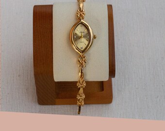 Ladies custom Elgin Elgin Adult Female Analog Watch 2pc Set with Oval Mother of  main image 3
