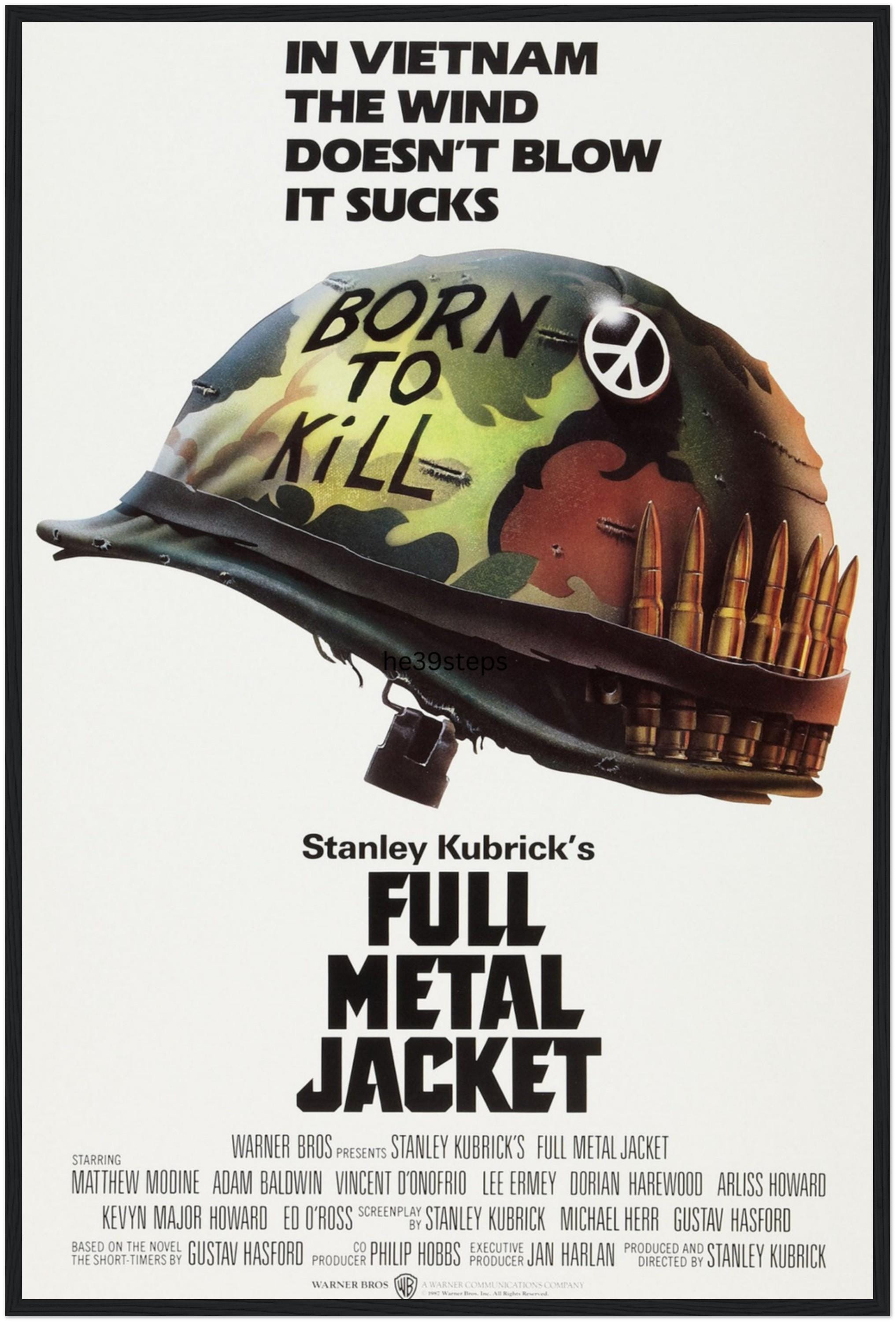日本最級 フルメタル・ジャケット映画ポスター 1987年キューブリック - コレクション