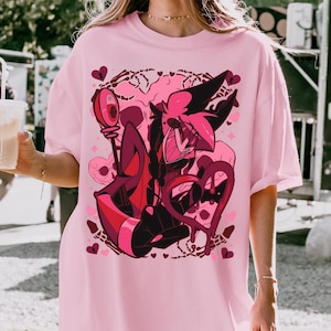 Alastor Shirt, Alastor Hazbin Hotel Shirt, Alastor Vivziepop Shirt, The Radio Demon Alastor
