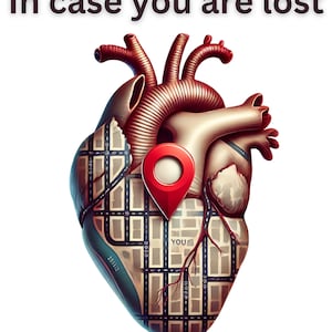Si estás perdida, estás aquí. En mi corazón.
