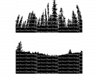 Download Free Tree Line Svg Etsy SVG Cut Files