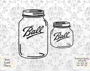 Download Mason Jar Svg Etsy