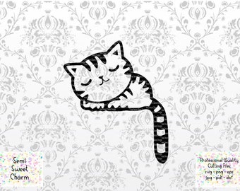 Download Cat Outline Svg Etsy