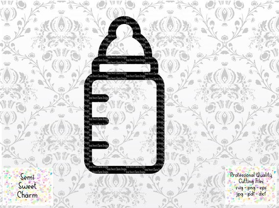 Download Baby Bottle Svg Ready To Cut File Baby Bottle Icon Etsy