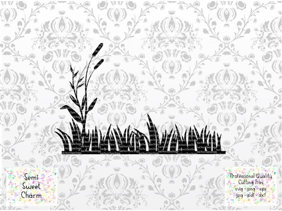 Download Grass Silhouette Svg Forest Ready To Cut File Tall Grass Etsy