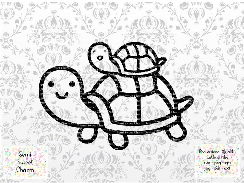 Download Turtle SVG Baby Turtle svg Kawaii Turtle svg Cartoon | Etsy