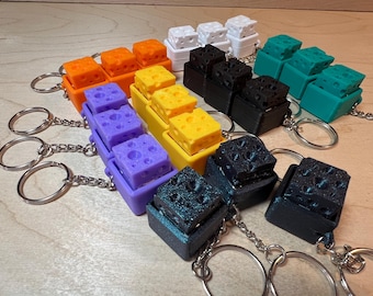 Cheesy Clicker Fidget Keychain