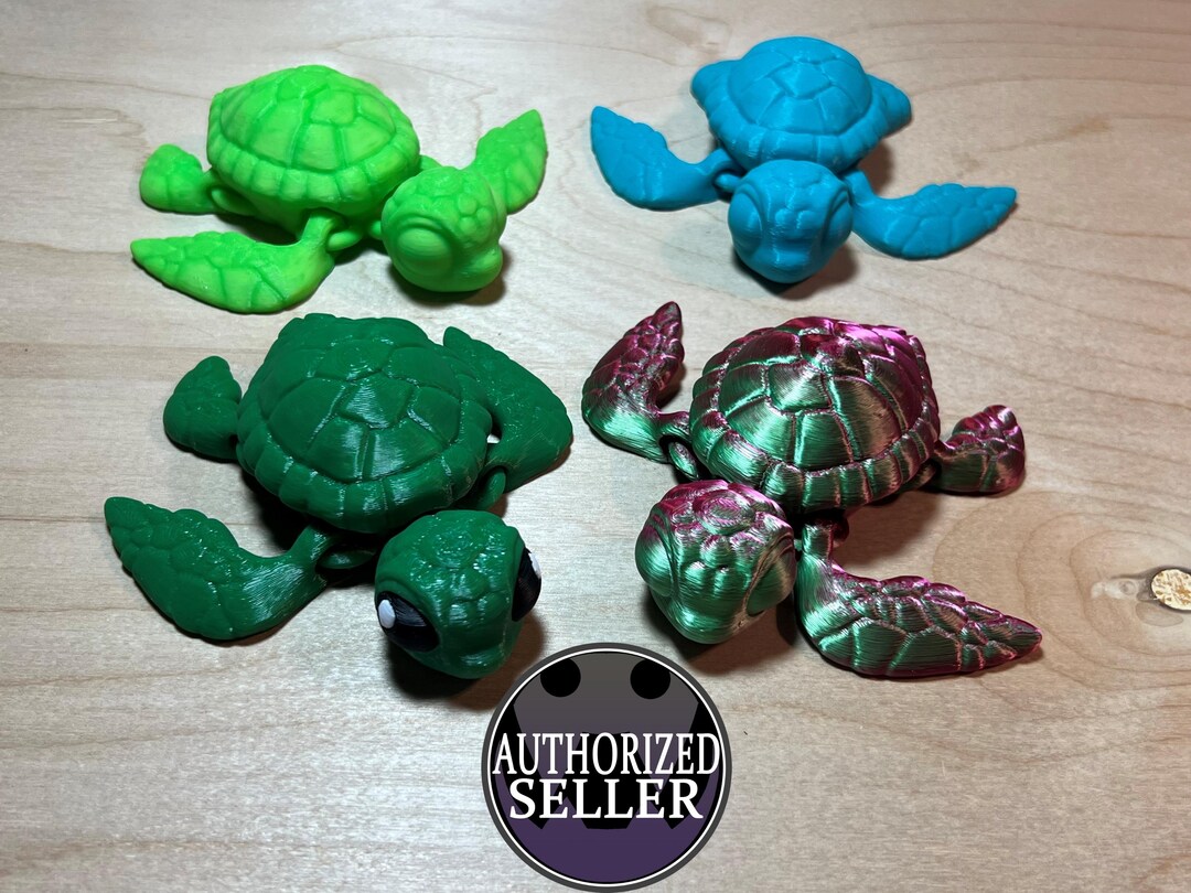 Sea Turtle Articulated Fidget - Etsy