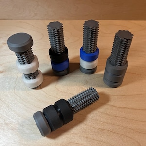 Screw/Bolt with 2 Nuts Fidget Toy