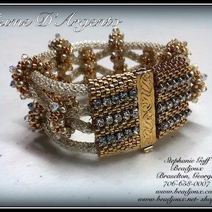 Fiume D&#39;Argento Beaded Bracelet Kit & Tutorial by Stephanie Goff