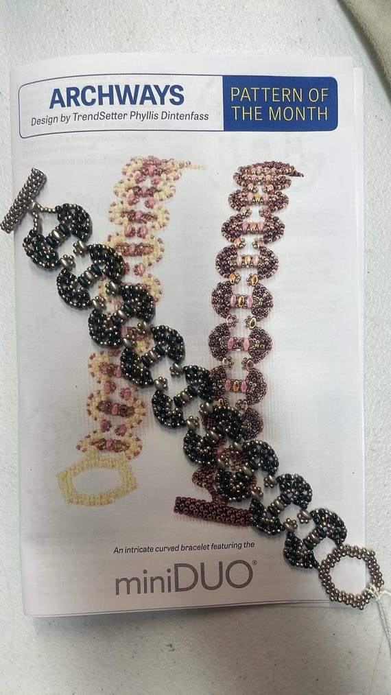 Archways Bracelet Kit by Phyllis Dintenfass for Starman Beads