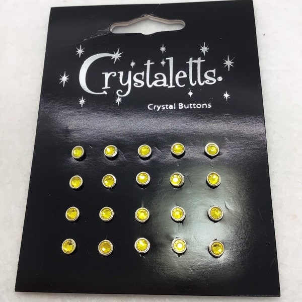 Crystal Buttons - Etsy