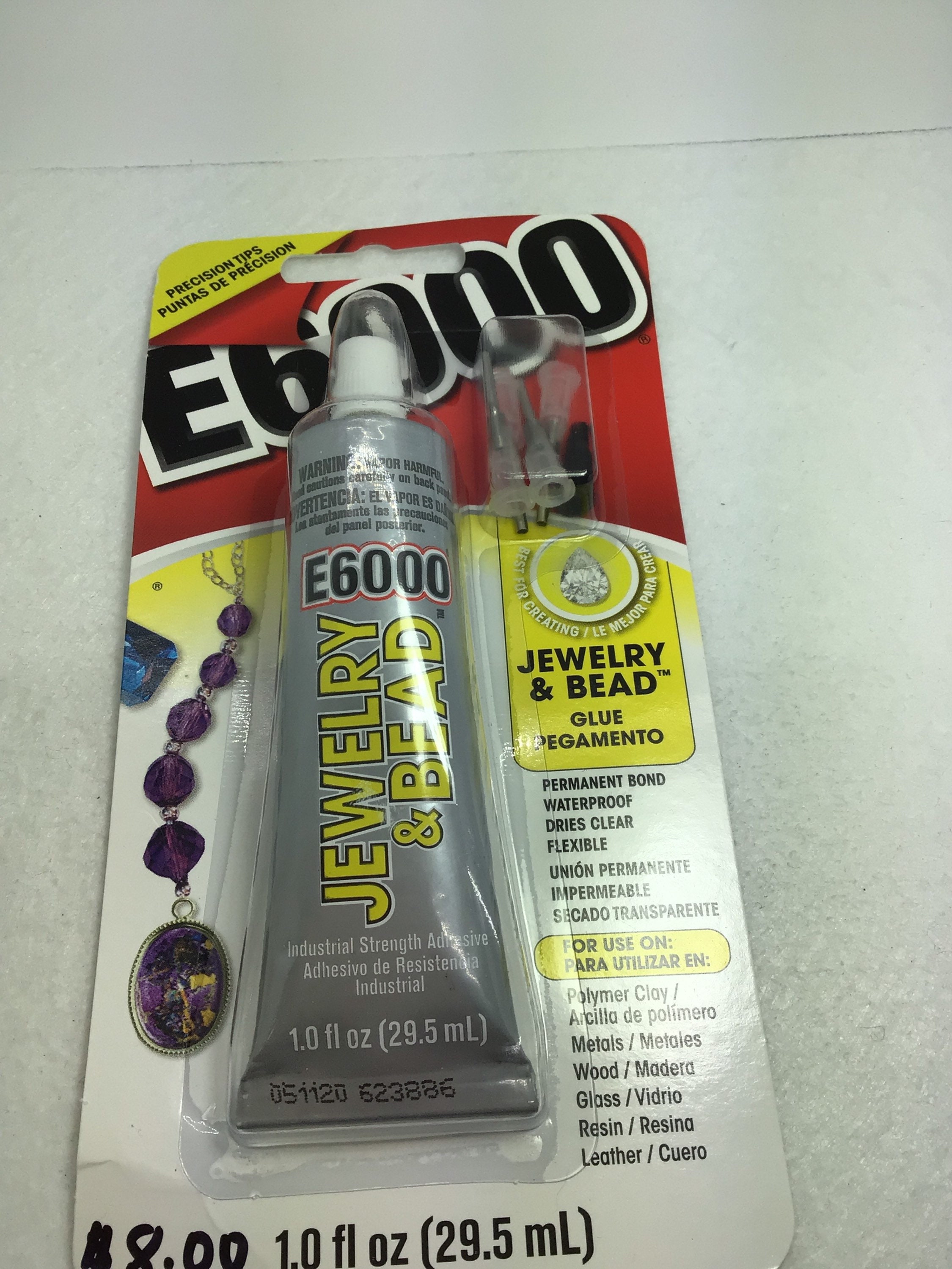 E6000 Jewelry And Bead Adhesive With 4 Precision Applicator Tips