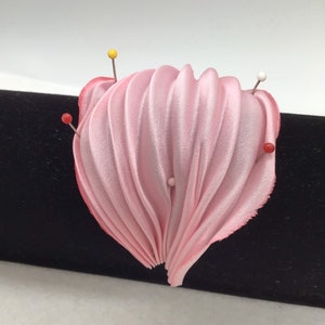 Italian Shibori - Pink N54 - Handdyed/Handpainted Tie Dyed Silk.  Sold per foot