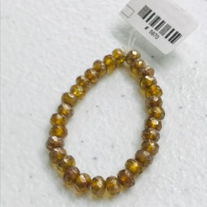 5mm Czech Rondelles Transparent Picasso Luster Czech Beads